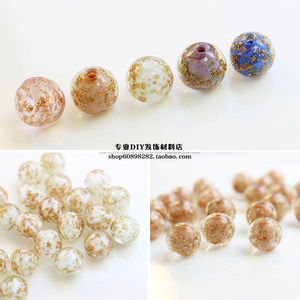 
Glass bead bracelet diy beads earrings diy beads DIY handmade accessories accessories