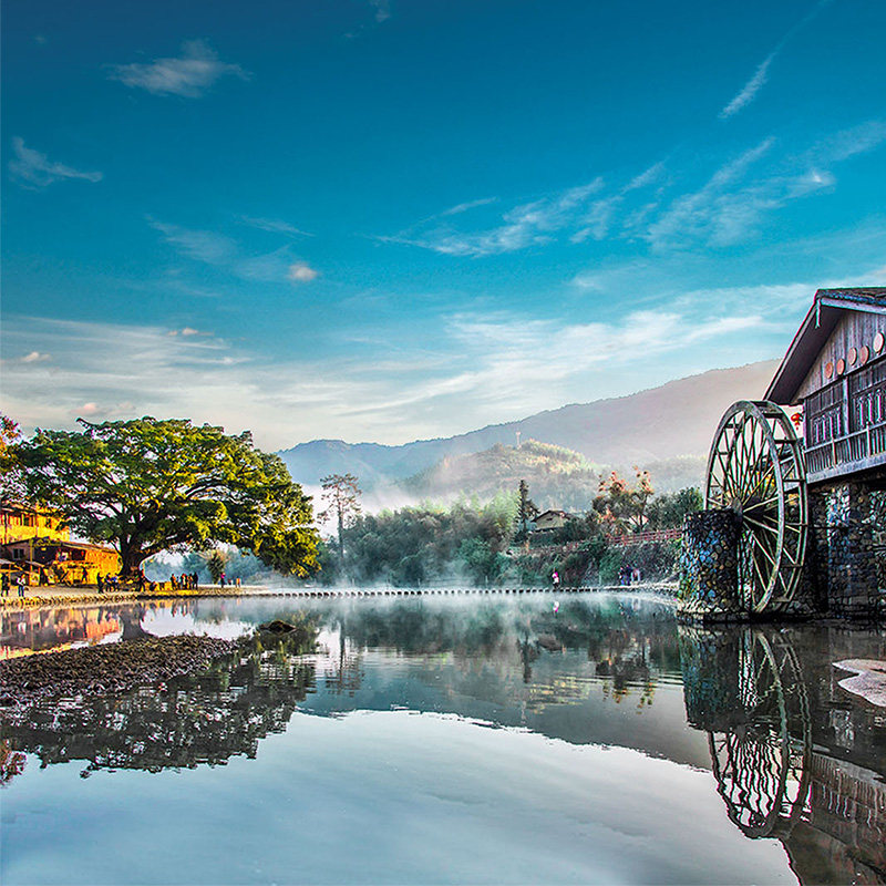 【夜游土楼】南靖云水谣古镇+永定土楼王子景区体验客家民俗文化