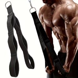Cable Pulley Rack Accessories Extension Rope Fitness Fly Bird Pull-Down Rope Biceps Triceps Training Resistance Device