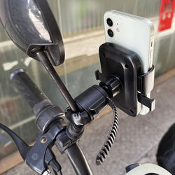 Suitable for electric vehicle mobile phone holder, battery vehicle without disassembly rearview mirror, new tram without disassembly mirror navigation