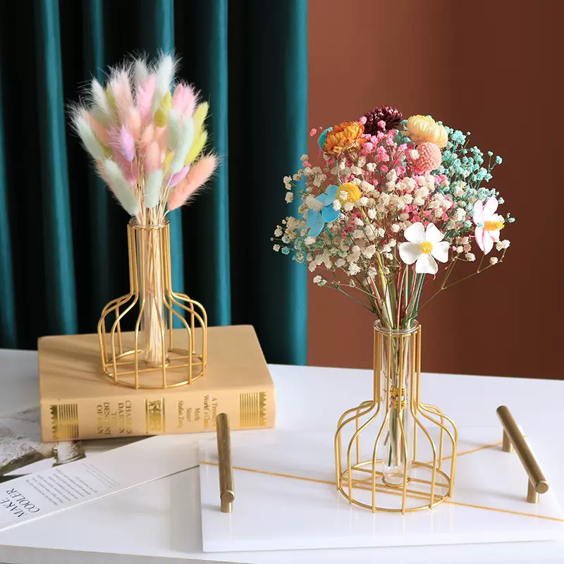 轻奢满天星ins风高级感干花花束假花仿真花摆件