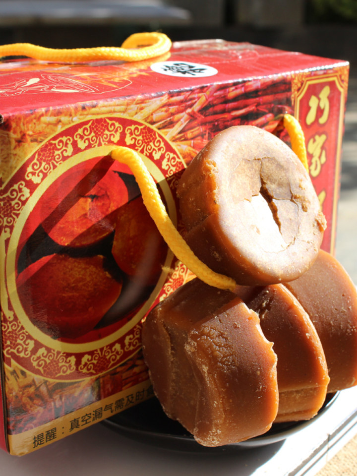 巧家县土特产 古法土法农家甘蔗红糖