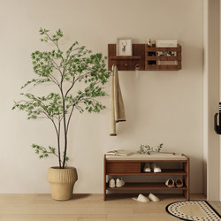 Haohong Yalin Artificial Green Plant Flowing Waterfall Maple Decoration High-End Light Luxury Ornament Indoor Living Room Sofa Floor-Standing Fake Tree