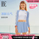 BE Fan De'an co-branded 2025 new long-sleeved skirt-style split swimsuit for women's sun protection, conservative and slimming hot spring vacation