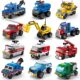 Lele brothers building blocks car children's intellectual assembly toys gift boys plugging small particles puzzle model