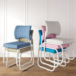 Office Chair, Comfortable for Long Sitting, Conference Room Chair, Student Dormitory Bow-Shaped Mesh Chair, Mahjong Chair, Computer Chair, Home Backrest Stool