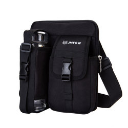 [Oxford Cloth] New Unisex Shoulder Crossbody Bag with Large Capacity and Water Bottle Pocket, Casual Travel Bag