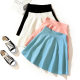 Student skirt for women 2023 new spring and autumn high waist pleated skirt A-line sports short skirt summer Korean style puffy umbrella skirt