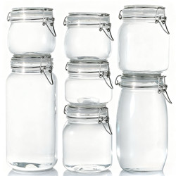 Glass Sealed Jar, Food-Grade, for Soaking Alcohol, Pickling Vegetables, Kimchi Jar, Empty Bottle, Special Jar for Sugar and Honey, Storage Jar, Bottle