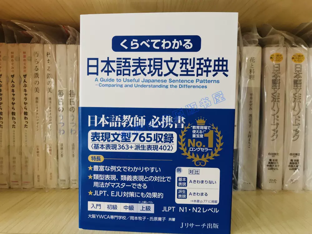 現貨くらべてわかる日本語表現文型辭典文法書日文原版-Taobao
