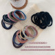Super soft ~ 10 hair circles 10 pieces of high elastic hair rope foundation wild head rope black rubber band jewelry