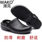 WAKO Mùa Hè Giày Đầu Bếp Chống Trơn Trượt Giày Công Sở Nhẹ Nhà Bếp Giày Sandal Thoáng Khí Giày Nhà Bếp