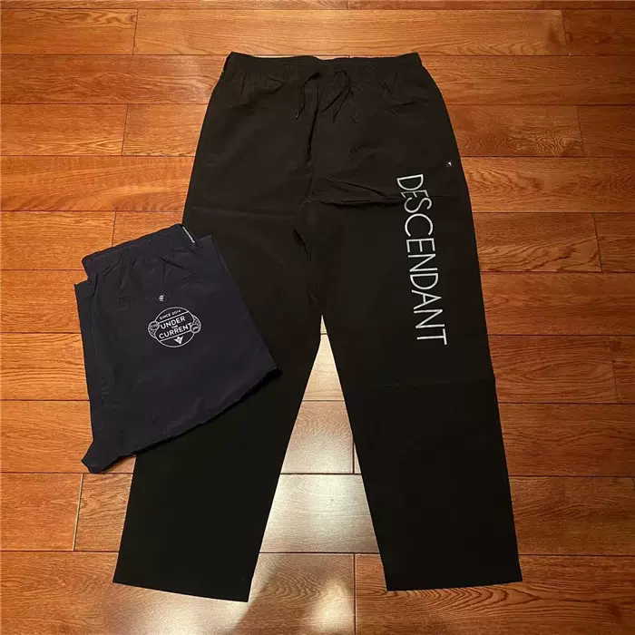 國倉DESCENDANT SHORE NYLON BEACH PANTS 尼龍休閒長褲21AW-Taobao