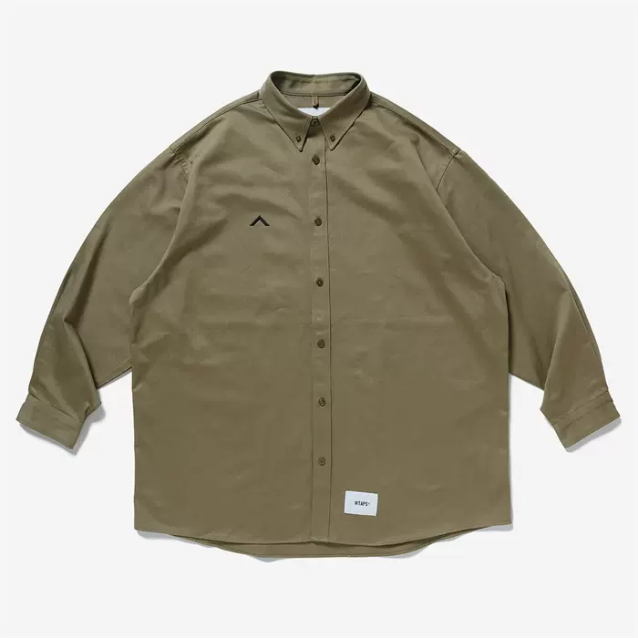 【XLサイズ】22ss WTAPS BD 01 LS COTTON TWILL