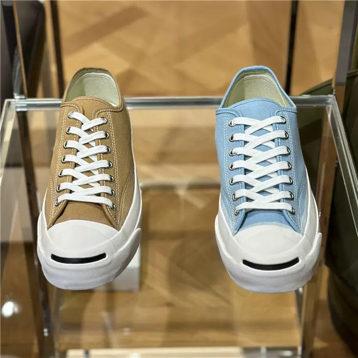 CONVERSE ADDICT JACK PURCELL CANVAS 23AW V底帆布鞋开口笑板鞋-Taobao