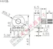 công tắc chiết áp [Yueyou Electronics] Chiết áp đơn WH148 B 1M B1M tay cầm ngắn ba chân chiết áp 10k Chiết áp