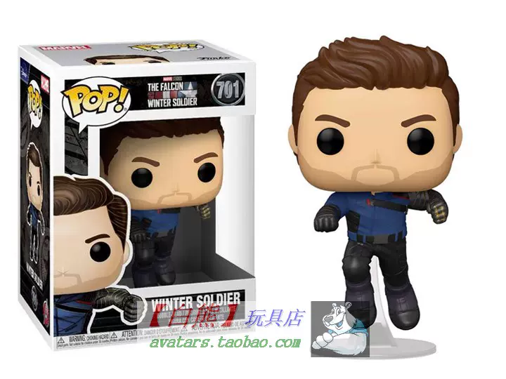 新funko Pop 猎鹰与冬兵falcon And Winter Soldier 冬兵巴基