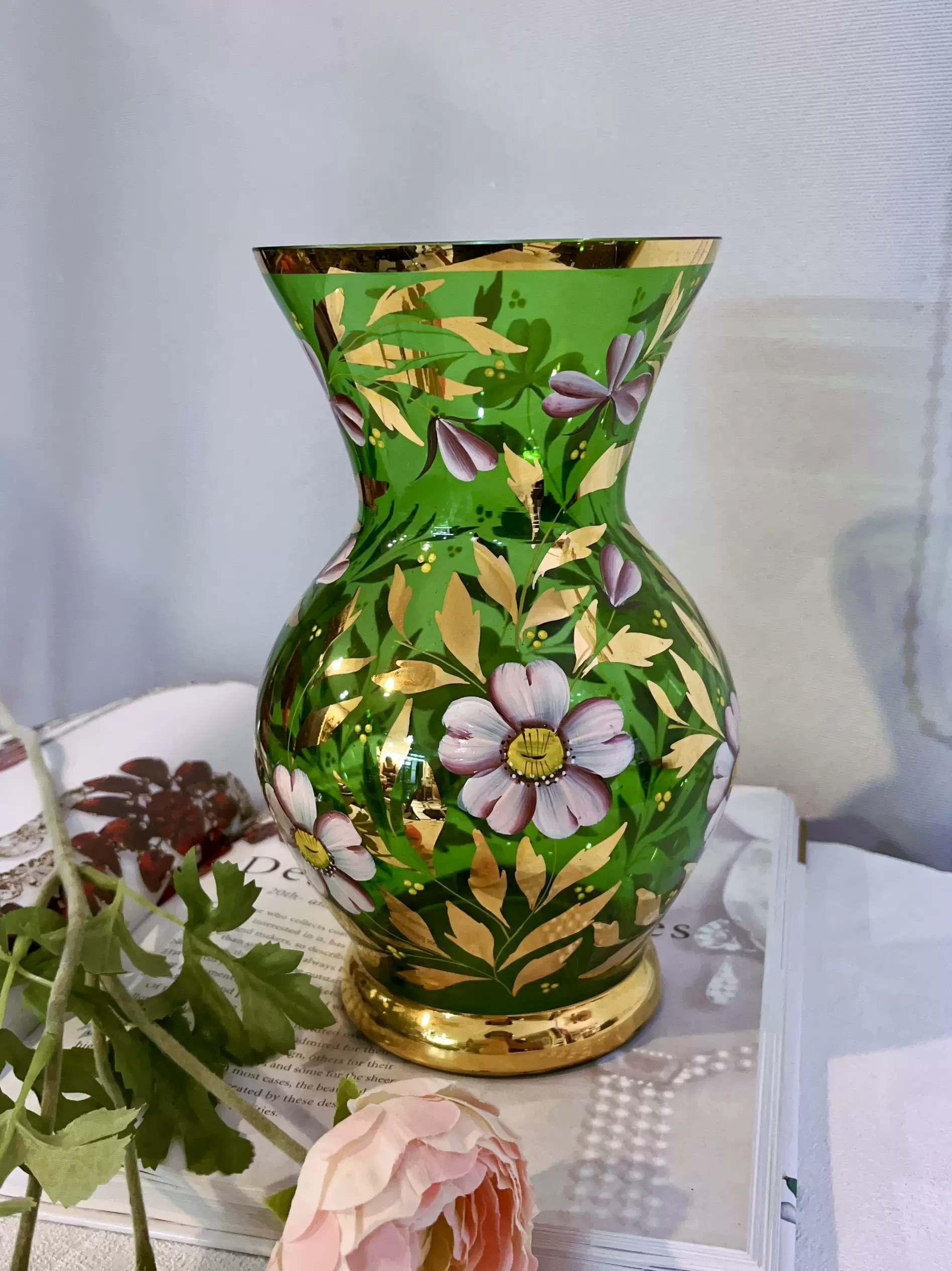 大倉陶園(OKURA) 花瓶 E91 大倉陶園 OKURA花瓶 大倉陶園花瓶 花