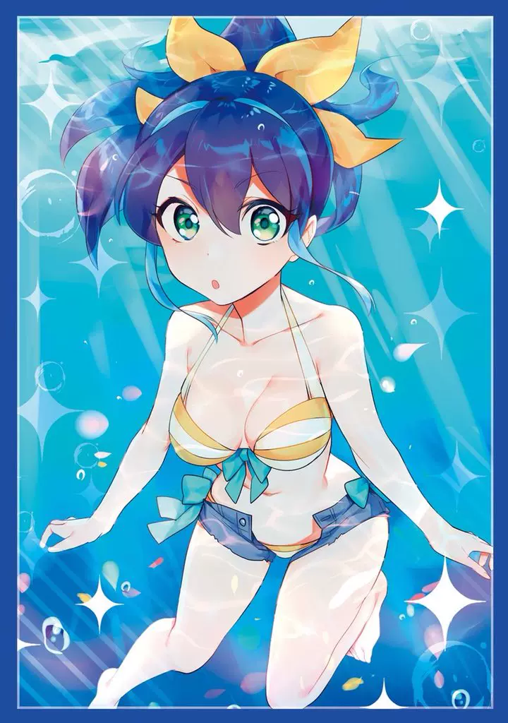 游戏王动漫妹套Arc-V赛瑞娜专用卡套柚子限定牌套收藏配件