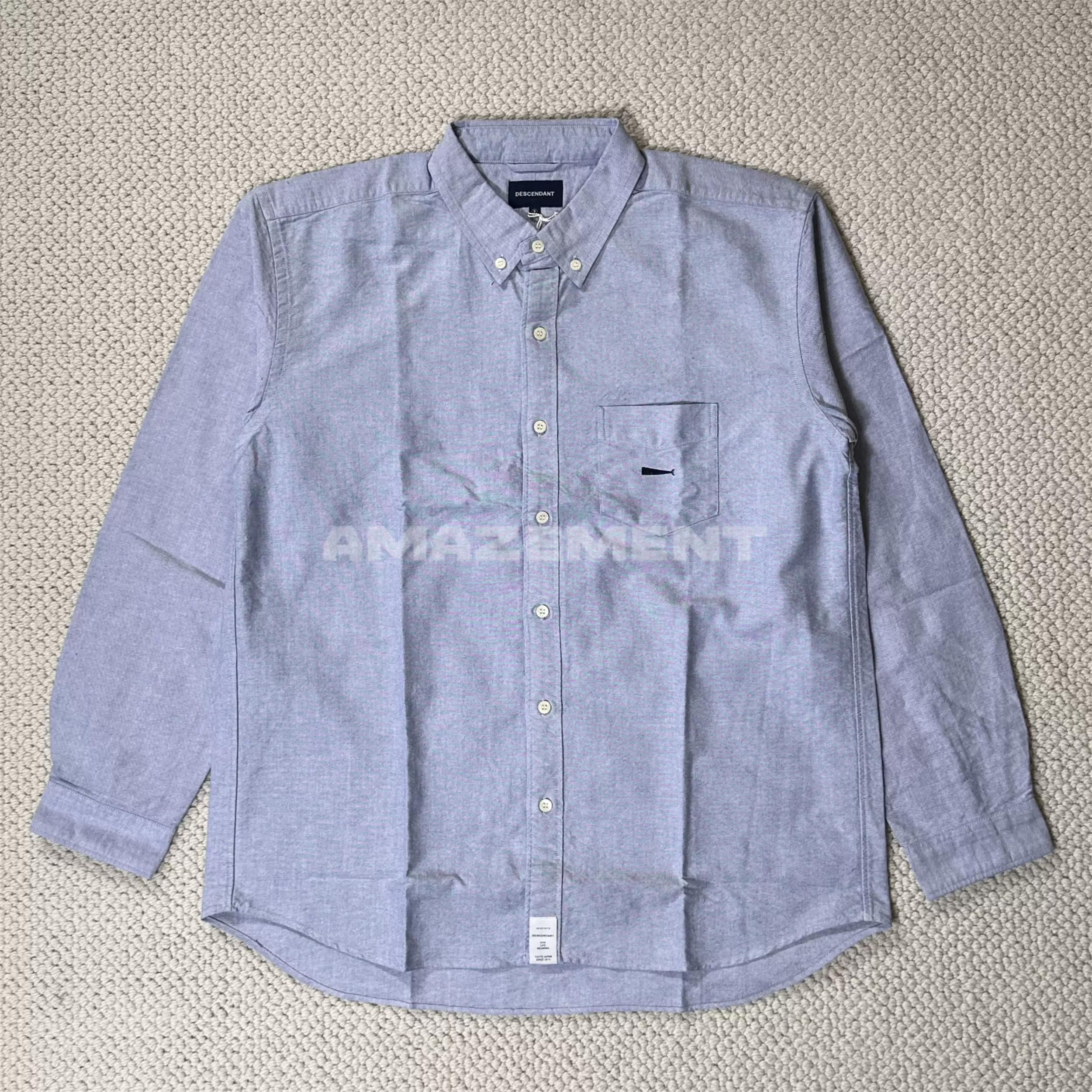 DESCENDANT KENNEDY 'S / B.D LS SHIRT 复古休闲长袖衬衫17AW-Taobao