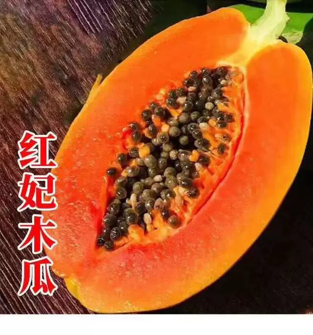 进口海南台湾农友红妃木瓜种苗土叶蔬菜水果种子籽