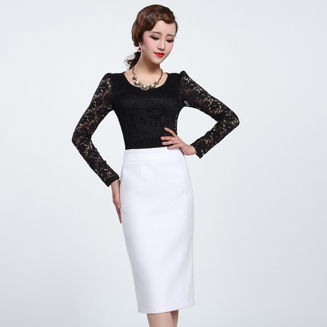 Oblique Shoulder Hollow Irregular Pleated Top Diagonal Strap Skirt Suit main image 0