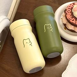 New 316 Stainless Steel Cute Pocket Thermos Cup, High-Looking and Stylish, Portable Mini Water Bottle for Outdoor Sports, for Women