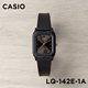 Casio watch women casio LQ-142E-1A small black watch fashion student exam simple small square women watch
