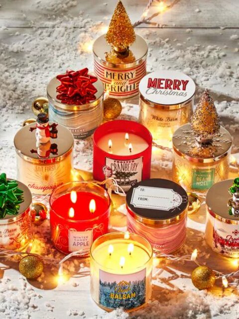 American BBW Sanxin 411g Smoke -free essential oil decompression indoor aroma candle Bath/Body Works hot cocoa cocoa