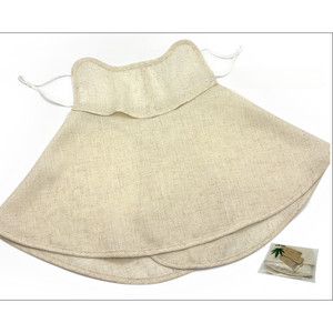 
Hemp, rain and dew hemp sunscreen veil, ear-hook dust mask, lightweight, breathable, quick-drying, unisex