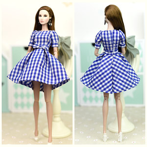 6 -point doll clothes Xinyi Ob Momokofr2 Supermodel Fashion Royalt Dg Poppy plaid skirt