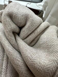 MM2025新款羊绒+羊羔绒冬季窄版阔腿裤女士