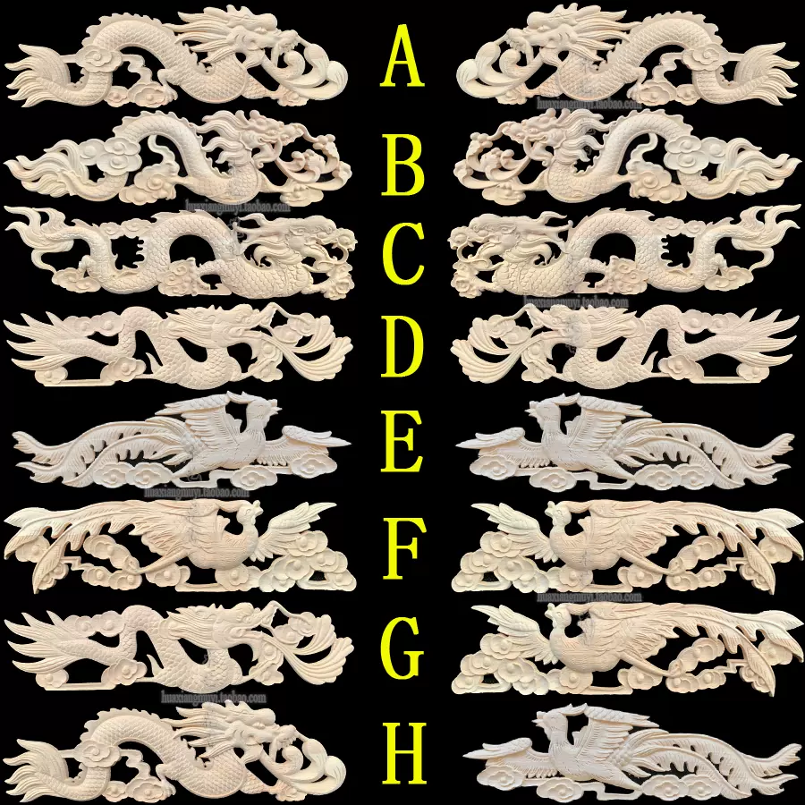 雙鶴呈祥 木製つるの彫刻 2点セット 【公式通販】