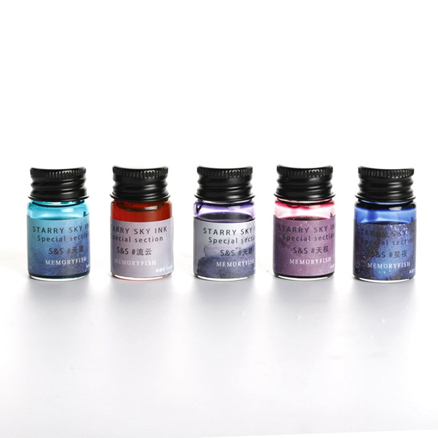 Yuyi Anniversary Limited Color Ink Gold Powder Pen Flash Gradient Flash ...