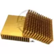 Nhôm tản nhiệt có rãnh 50*50*15mm chip điện tử CPU bo mạch chủ tản nhiệt khối nhiệt 