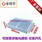 Nhôm tản nhiệt hồ sơ 40*60*10mm điện tử định tuyến tản nhiệt chip CPU bo mạch chủ PCB khối nhiệt tùy chỉnh