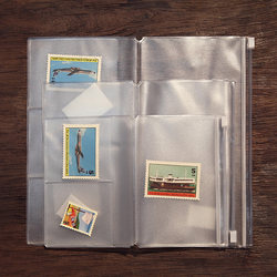 Paper-Based Cultural and Creative Tn Travel Notebook Accessories Standard Pvc Receipt Inner Pages Portable Storage Bag