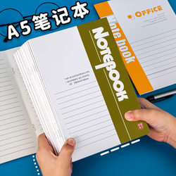 Simple A5 Notebook, Thickened 32K Softcover Diary for Students, Office and Study Stationery Small Notebook