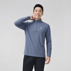 
BLACKYAK Spring and Autumn men's outdoor sports bottoming long-sleeved half-pull T-shirt FYM423