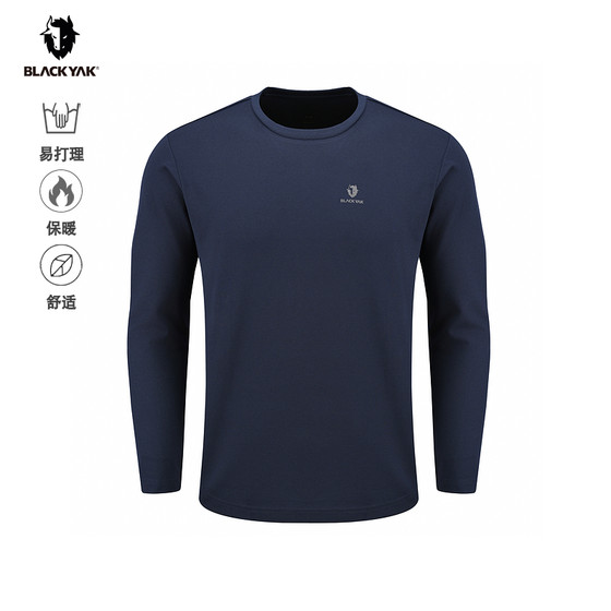 
BLACKYAK spring and autumn new men's long-sleeved round neck stretch outdoor casual T-shirt FVM607