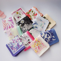 Printed Ladies Handkerchief Set - Soft, Sweat-absorbing, Pure Cotton Material