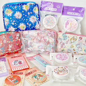 
Japanese genuine SWIMMER retro small animal limited Showa rabbit storage box cosmetic bag mirror portable