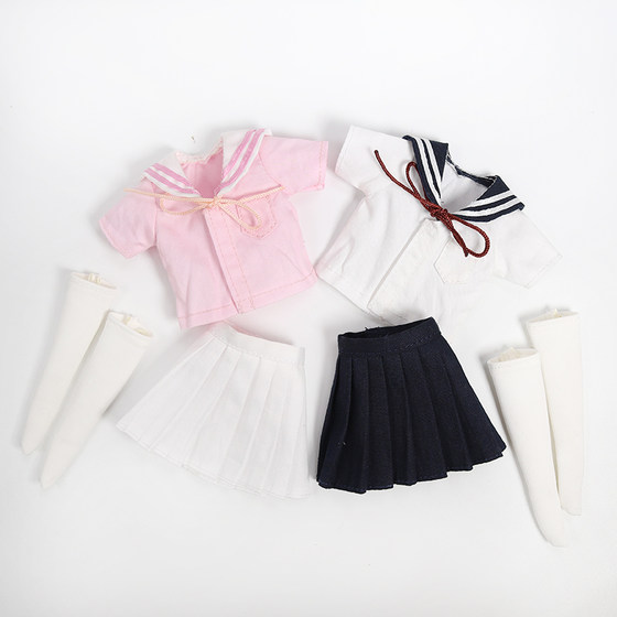 
ICY DBS small doll sailor suit student school uniform pleated skirt suit azone lijia ob24 baby clothes