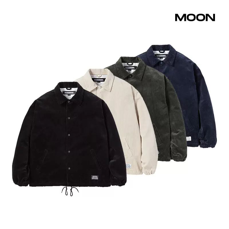 MOON现货NEIGHBORHOOD CORD WINDBREAKER JK . CO灯芯绒教练夹克- Taobao