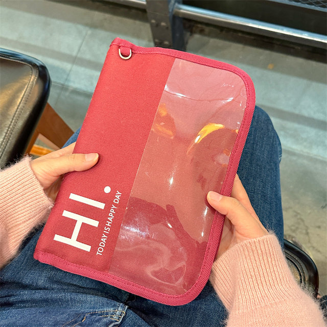 Document storage, passport, account bag, bills, maternal and infant epidemic prevention bag, photo album, loose-leaf book storage bag, large-capacity pencil bag