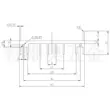 Bo mạch chủ tản nhiệt 35*47*17MM hợp kim nhôm công suất cao MOS ống tản nhiệt nhôm đen hồ sơ có thể tùy chỉnh tản nước aio Linh kiện tản nhiệt