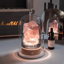 Aromatherapy Diffuser Stone for Home Use, Long-Lasting Fragrance Crystal Ornament, Night Light, Bedroom Ambiance Light, Birthday Gift for Girls and Best Friends