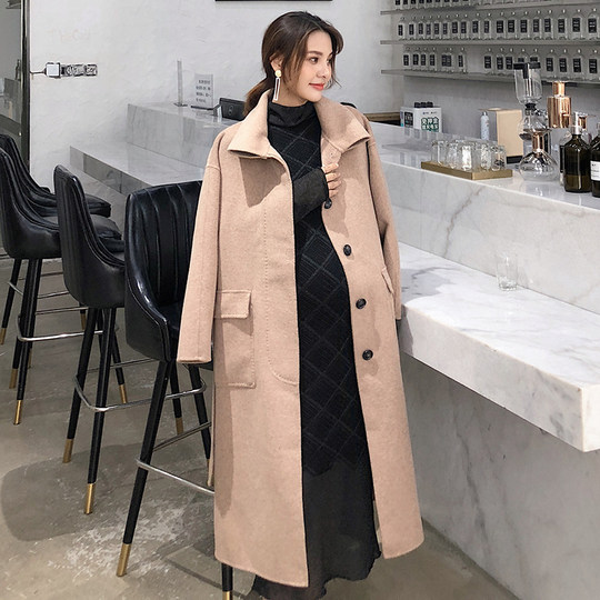 Jianyu マタニティ服 冬ウール コート - ルース レディース 秋と冬服 