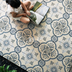 B&B Nanyang Retro Tiles Bathroom Tiles Balcony Bathroom Non-Slip Mosaic Floor Tiles Restaurant Chain Coffee Shop
