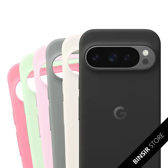 Google Pixel Pro XL 原廠保護殼嫩芽綠陶瓷米霧灰硅膠防刮手機套